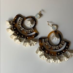 J. Crew tortoise earrings